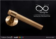 Klamki infinity line z montażem, nowoczesna linia - pobierz katalog
